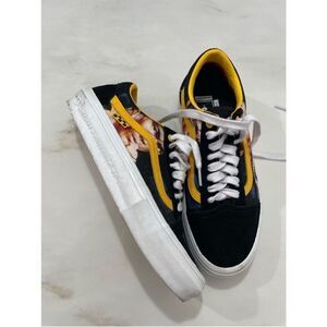 Vans Skate Old Skool Bruce Lee Black Yellow Men's Sneakers Size 7.5